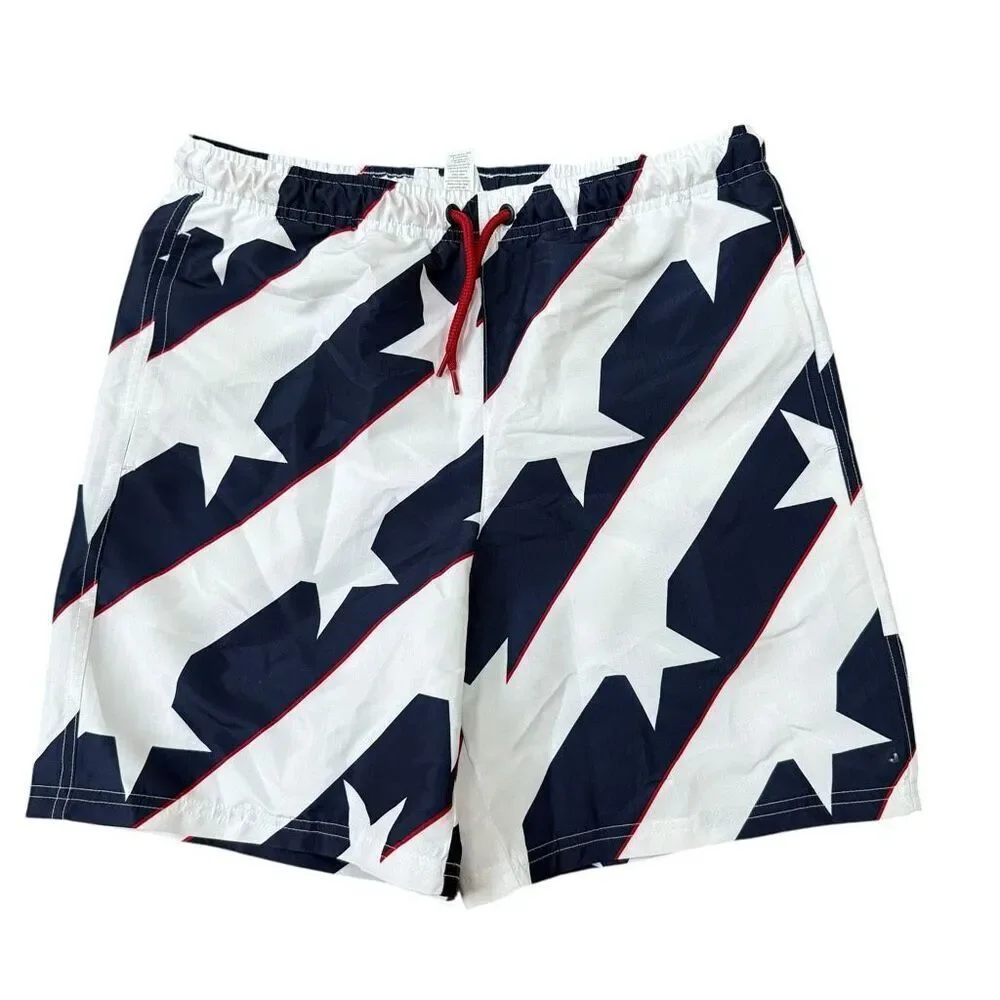 DSG Boys' Rec Short Pure White Bold Star size XL 18 NWT